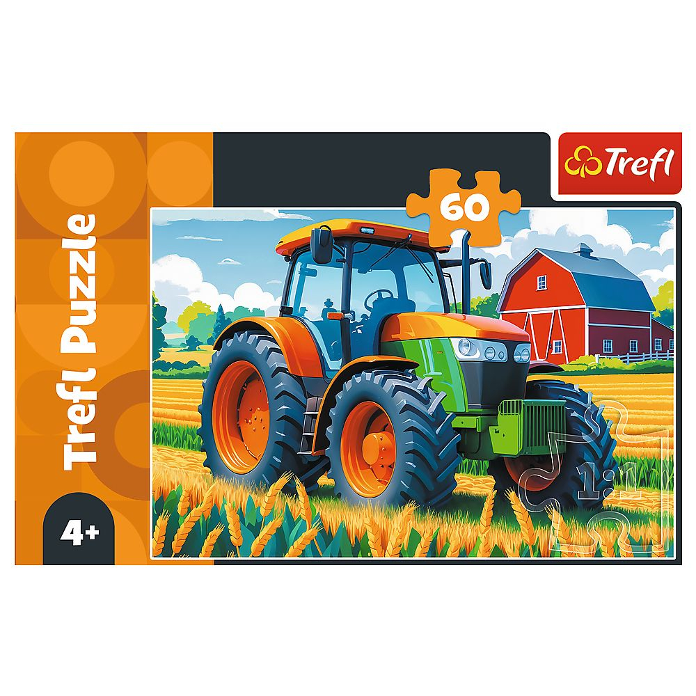 Puzzle trefl 60 vehicul de fermier copii varsta 4 ani - 9 ani [3]