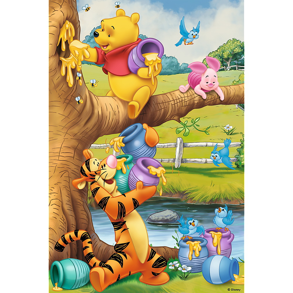  puzzle trefl 60 winnie the pooh toti la treaba [2]