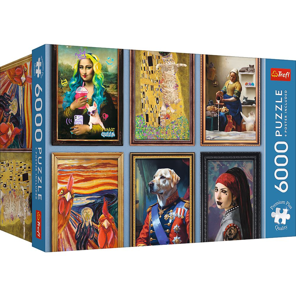 Puzzle trefl 6000 premium plus colectie de arta distractiva cu poster inclus copii 14 ani - +15 ani [5]
