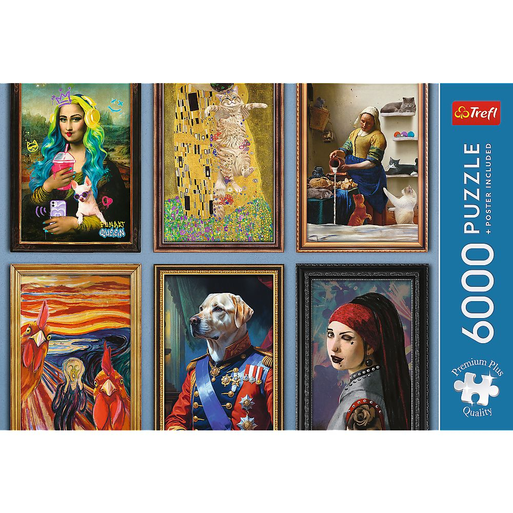 Puzzle trefl 6000 premium plus colectie de arta distractiva cu poster inclus copii 14 ani - +15 ani [3]