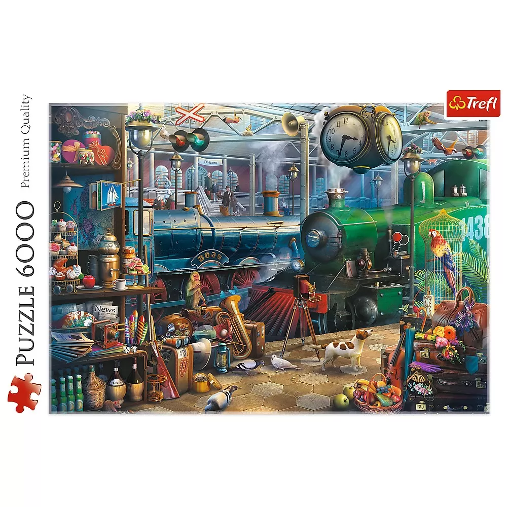 Puzzle trefl 6000 statia de tren [3]