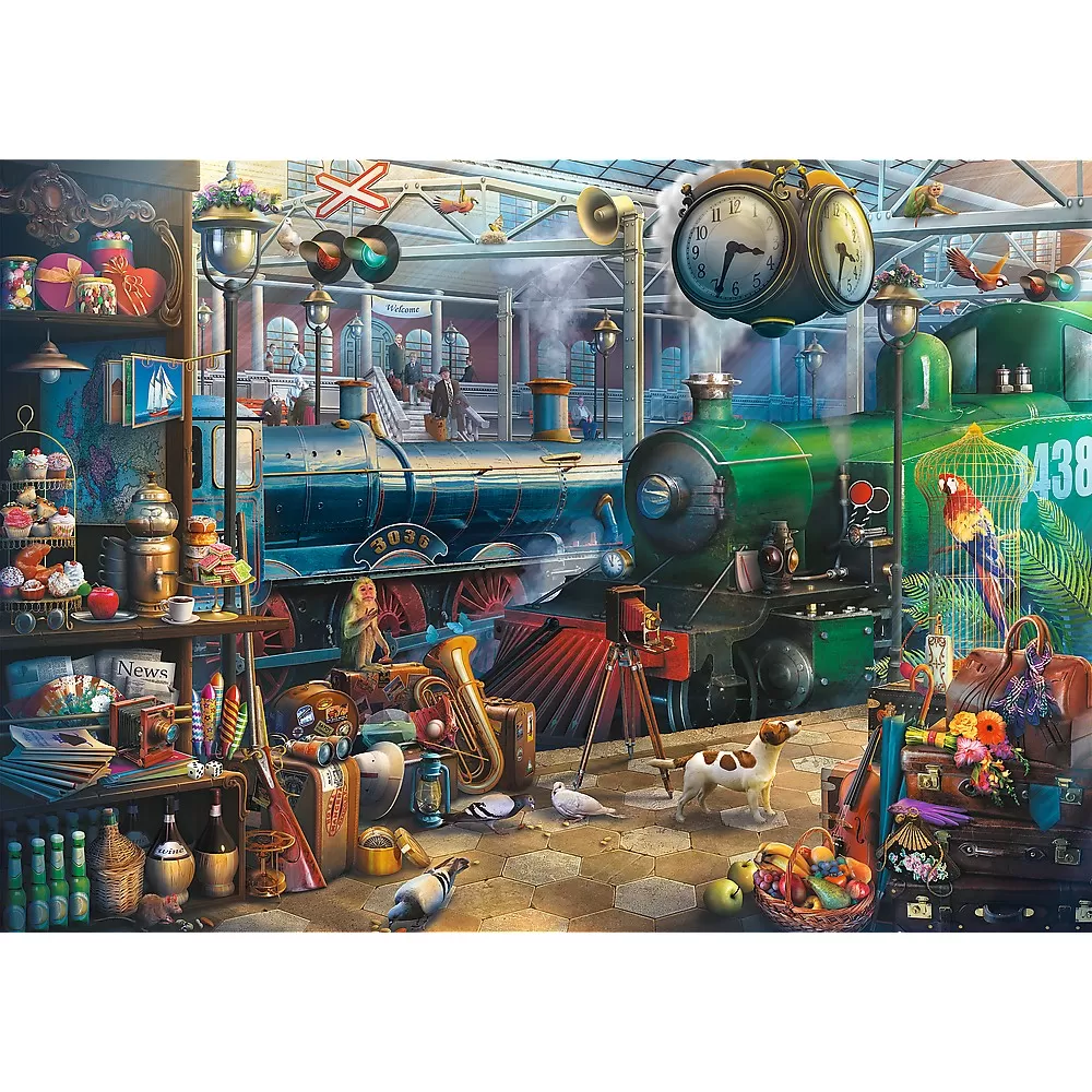 Puzzle trefl 6000 statia de tren [2]