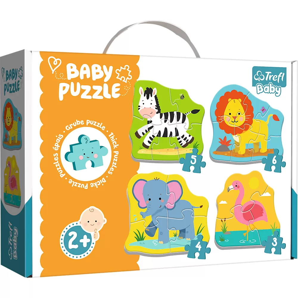 Puzzle trefl baby clasic animale safari 8 piese [1]