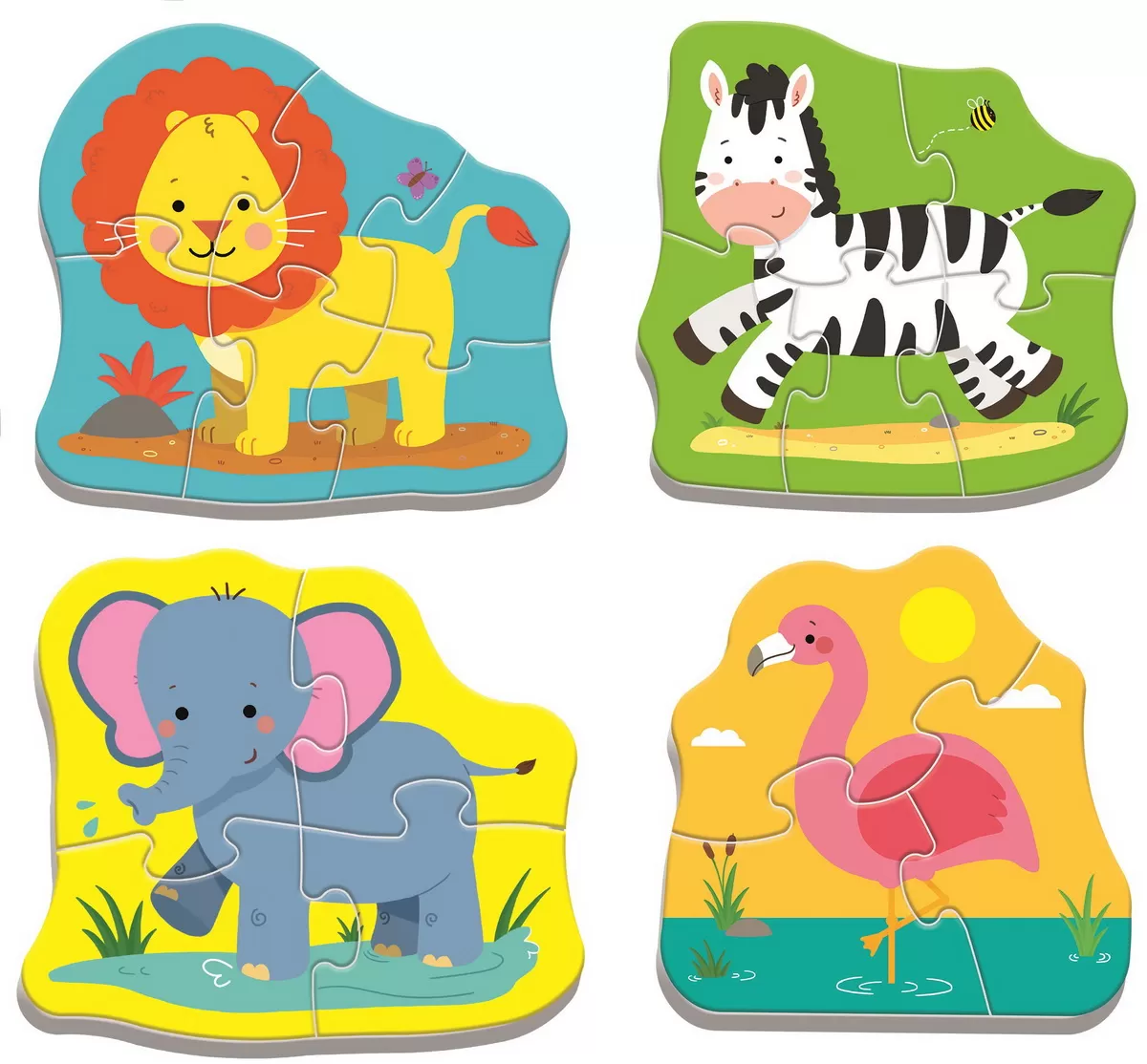 Puzzle trefl baby clasic animale safari 8 piese [2]