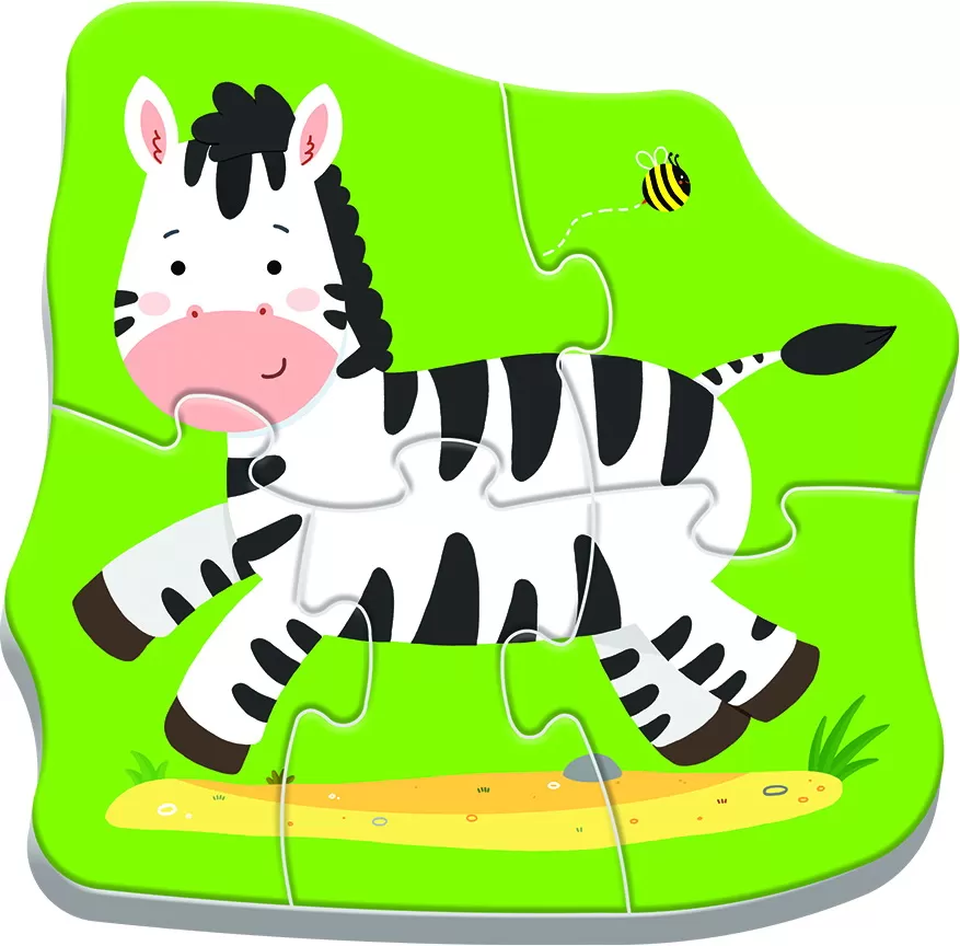 Puzzle trefl baby clasic animale safari 8 piese [4]