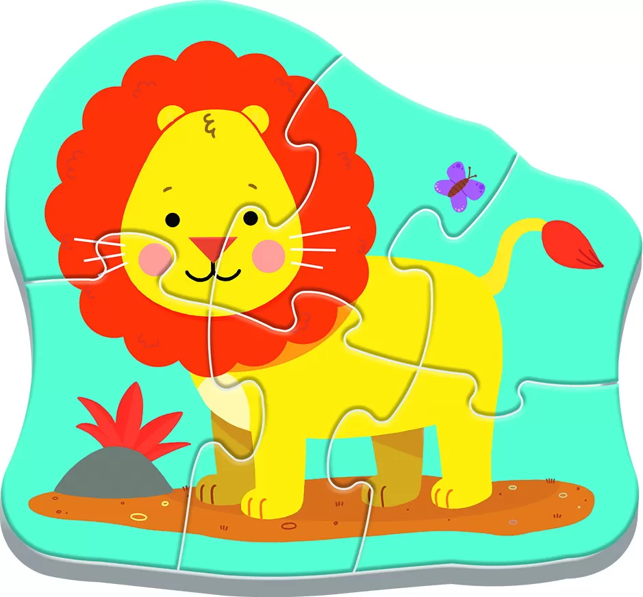 Puzzle trefl baby clasic animale safari 8 piese [3]