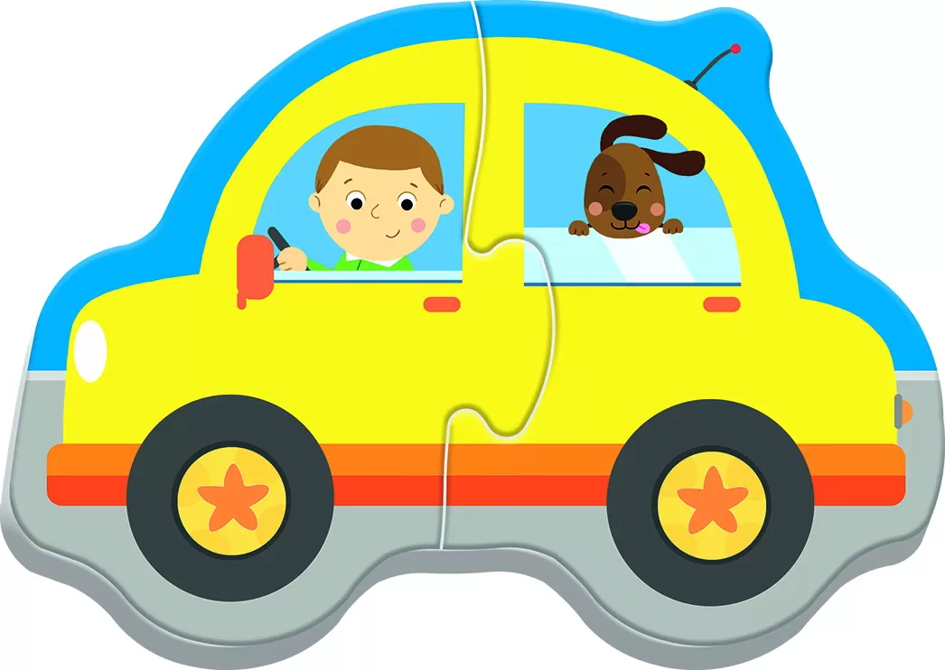 Puzzle trefl baby clasic vehicule pentru transport 8 piese [3]