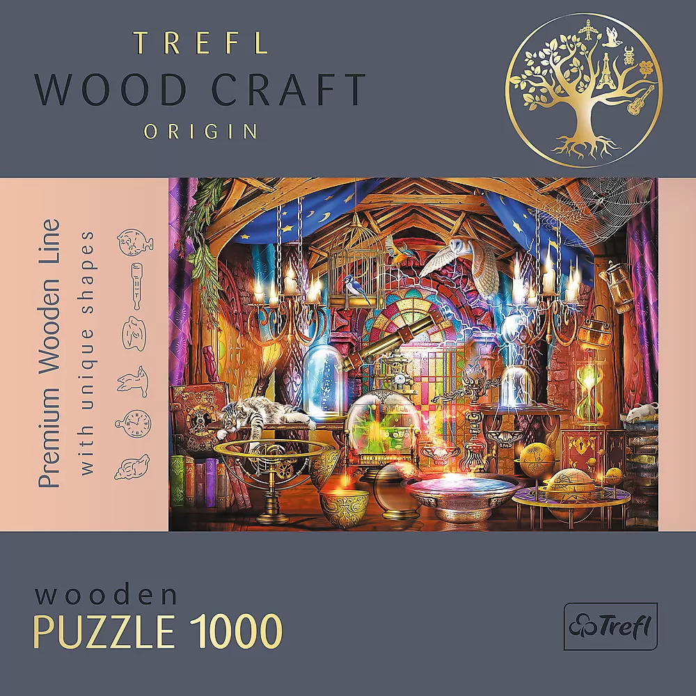 Puzzle trefl din lemn 1000 piese camera magica [5]