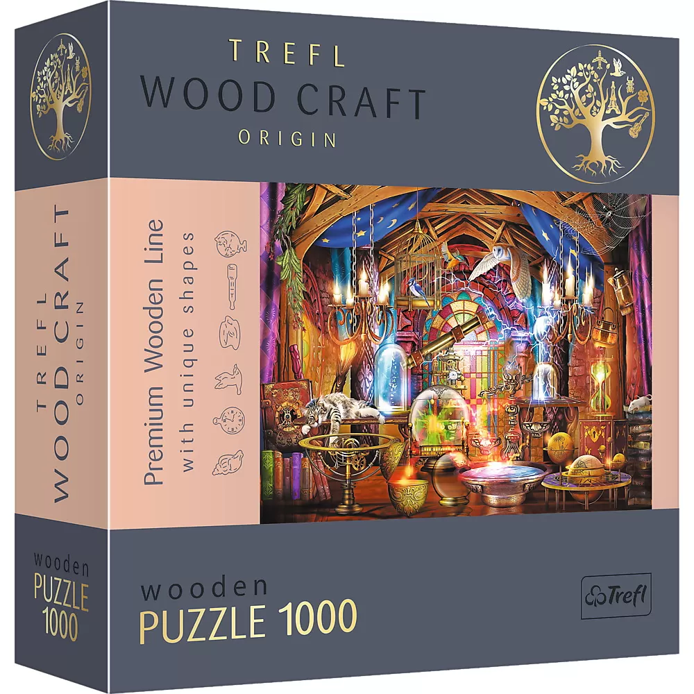 Puzzle trefl din lemn 1000 piese camera magica [1]