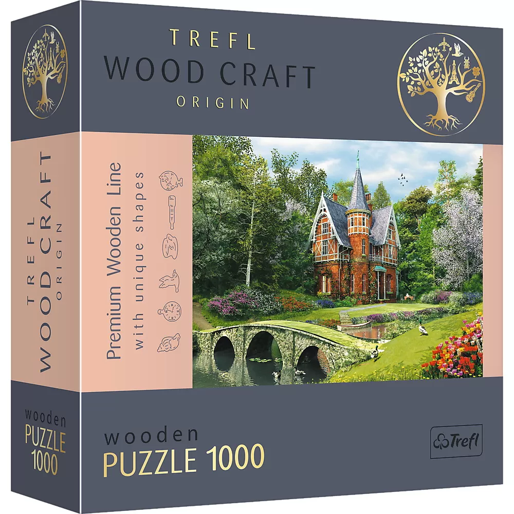 Puzzle trefl din lemn 1000 piese casa victoriana [1]