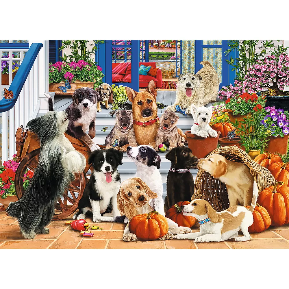 Puzzle trefl din lemn 1000 piese echipa de catei [2]