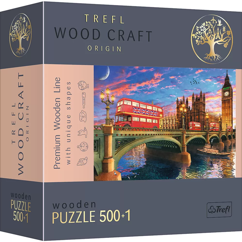 Puzzle trefl din lemn 500+1 obictivele turistice din londra [1]