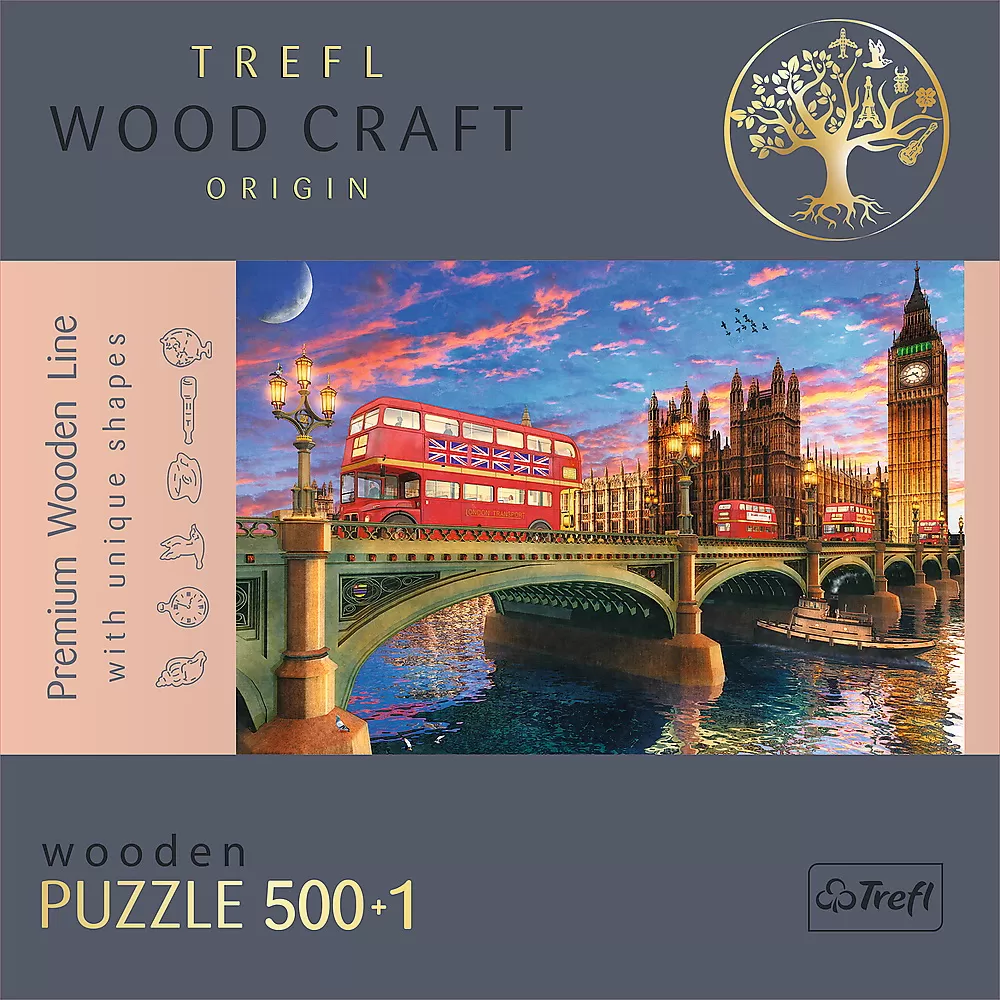 Puzzle trefl din lemn 500+1 obictivele turistice din londra [5]
