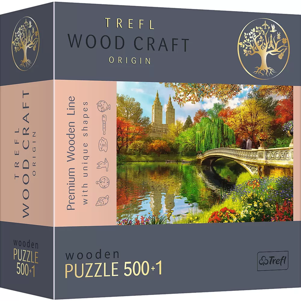 Puzzle trefl din lemn 500+1 piese central park new york [1]