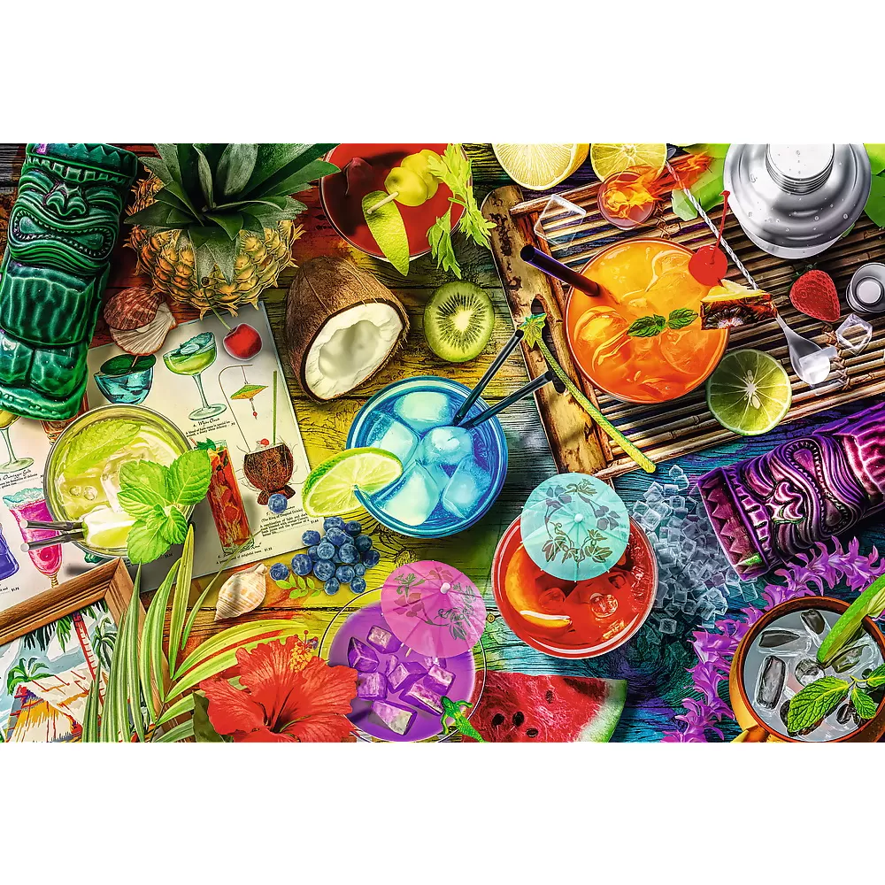 Puzzle trefl din lemn 500+1 piese cocktailurile colorate [2]