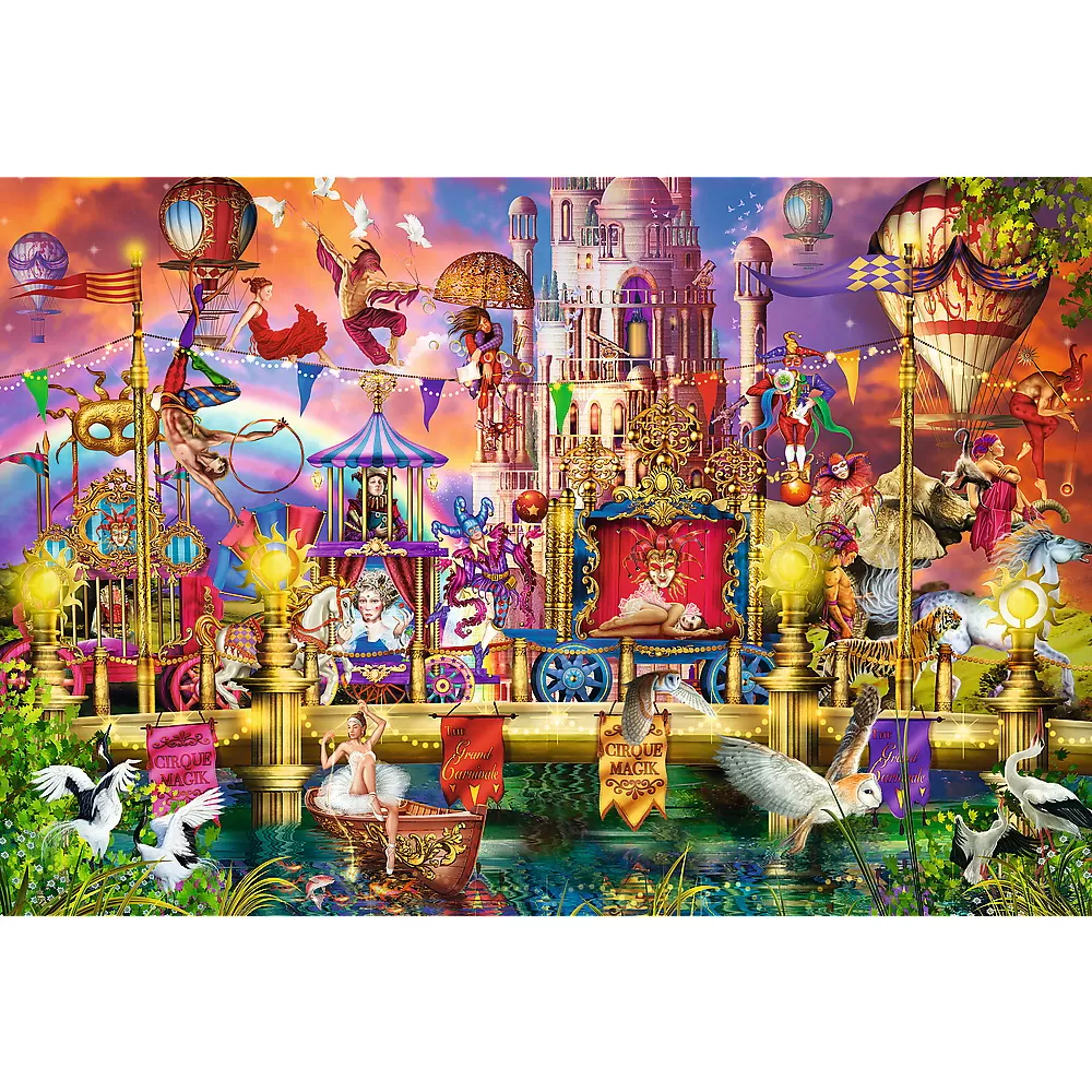 Puzzle trefl din lemn 500+1 piese lumea magica  [2]