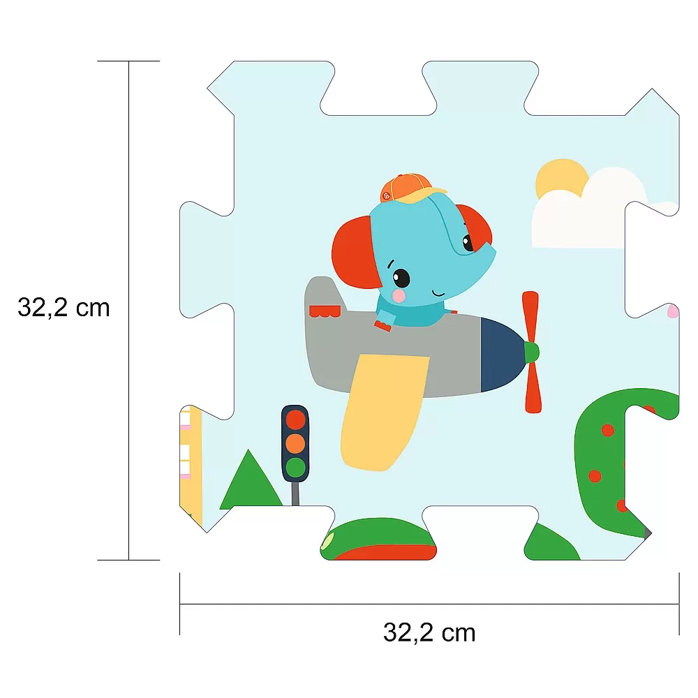 Puzzle trefl dn spuma fisher price prietenii simpatici [4]