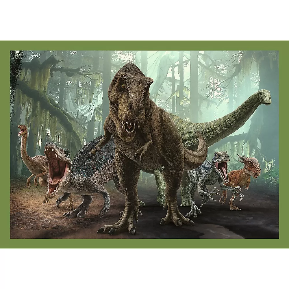 Puzzle trefl jurassic world 4in1 in lumea dinozaurilor [5]
