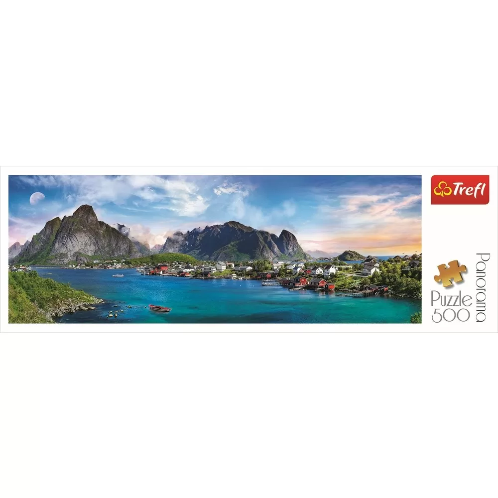 Puzzle trefl panorama 500 arhipelagul norvegian lofoten [3]
