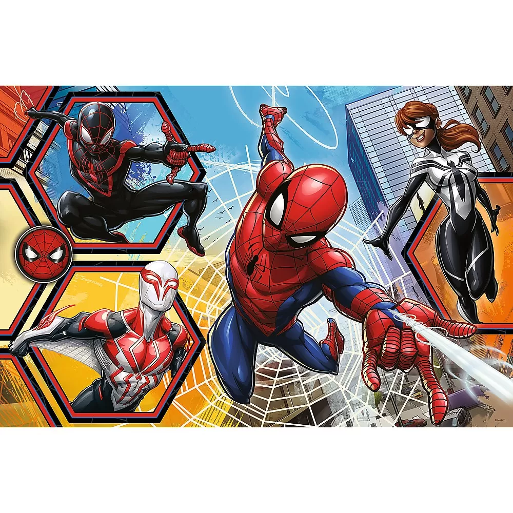 Puzzle trefl primo  24 super maxi disney spiderman in actiune [2]