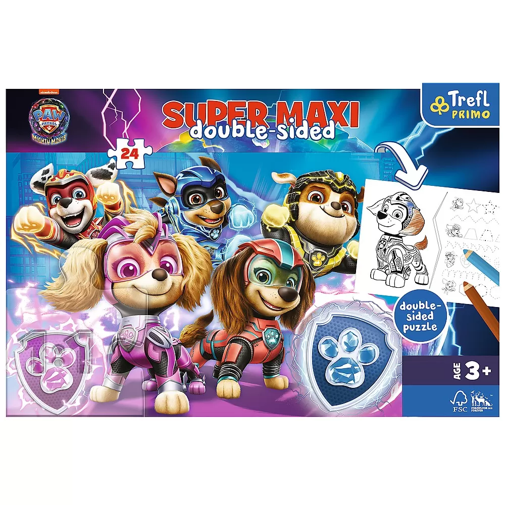 Puzzle trefl primo 24 super maxi patrula catelusilor echipa in actiune [4]