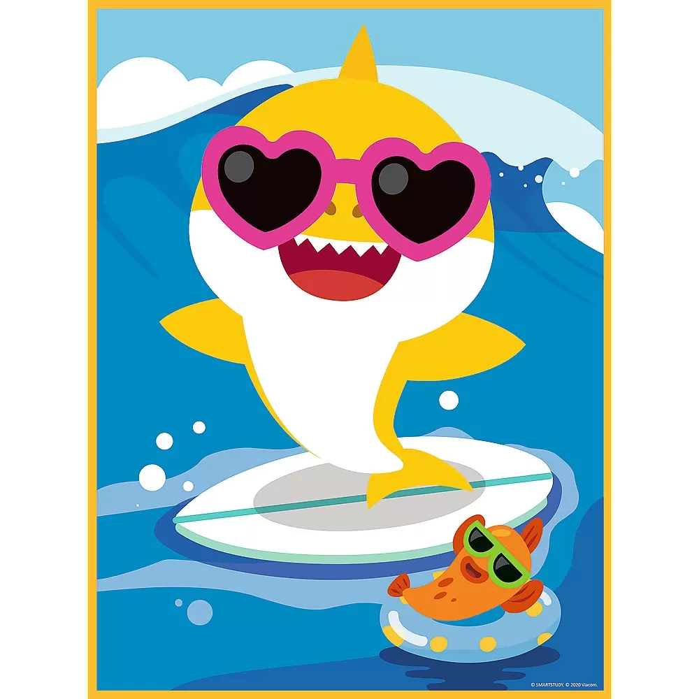 Puzzle trefl primo baby maxi 2x10 baby shark [3]