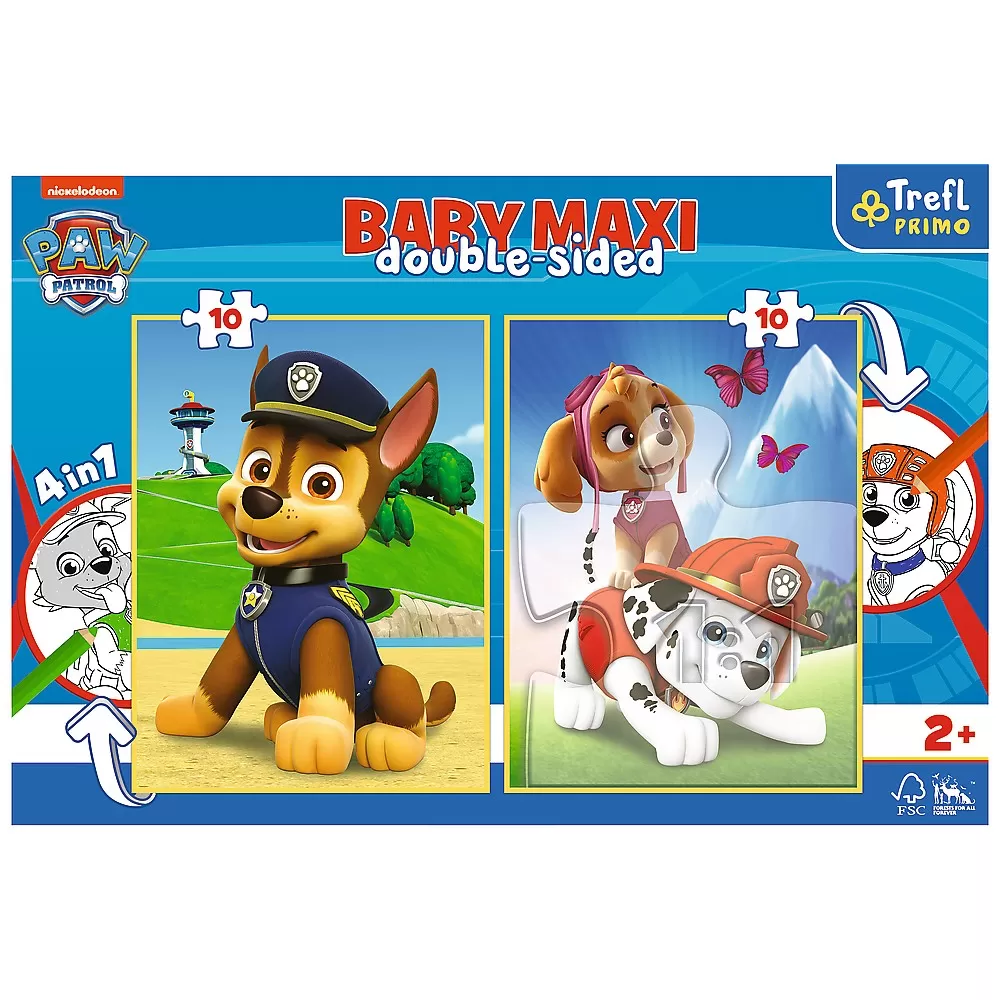 Puzzle trefl primo baby maxi 2x10 patrula catelusilor [6]