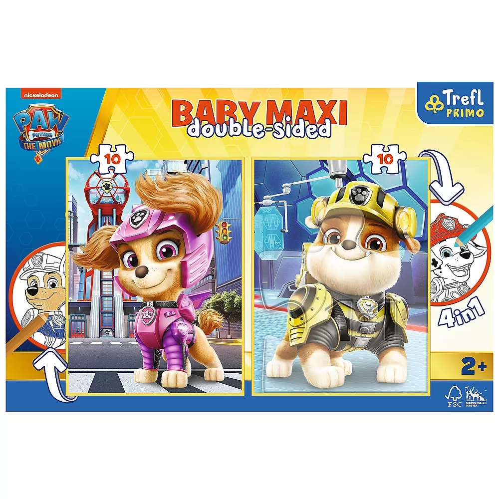 Puzzle trefl primo baby maxi 2x10 patrula catelusilor echipa [6]