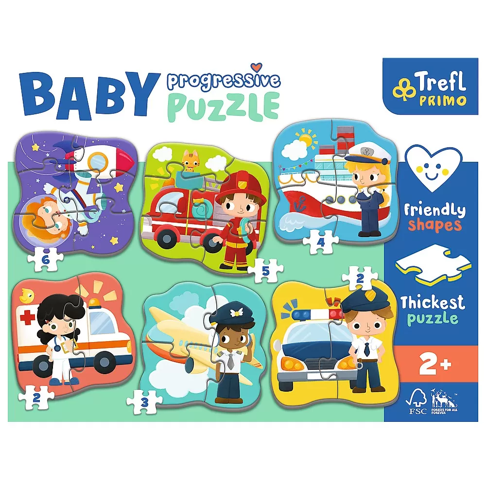 Puzzle trefl primo baby progressive vehiculele profesionale [2]