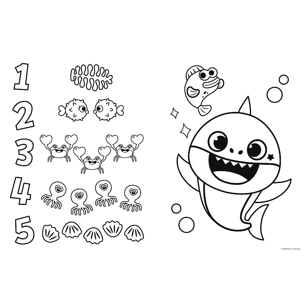 Puzzle trefl primo  super giant 15 baby shark [3]