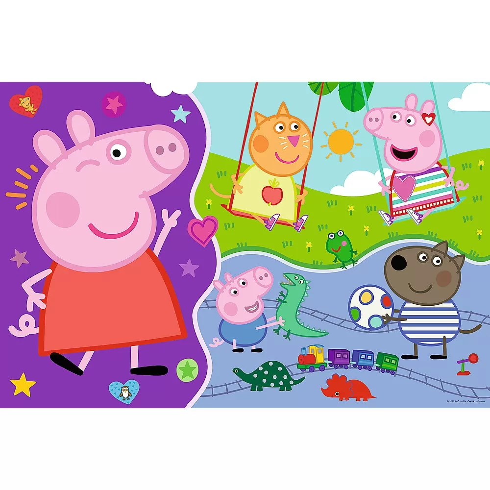 Puzzle trefl primo  super giant 15 peppa pig  [2]