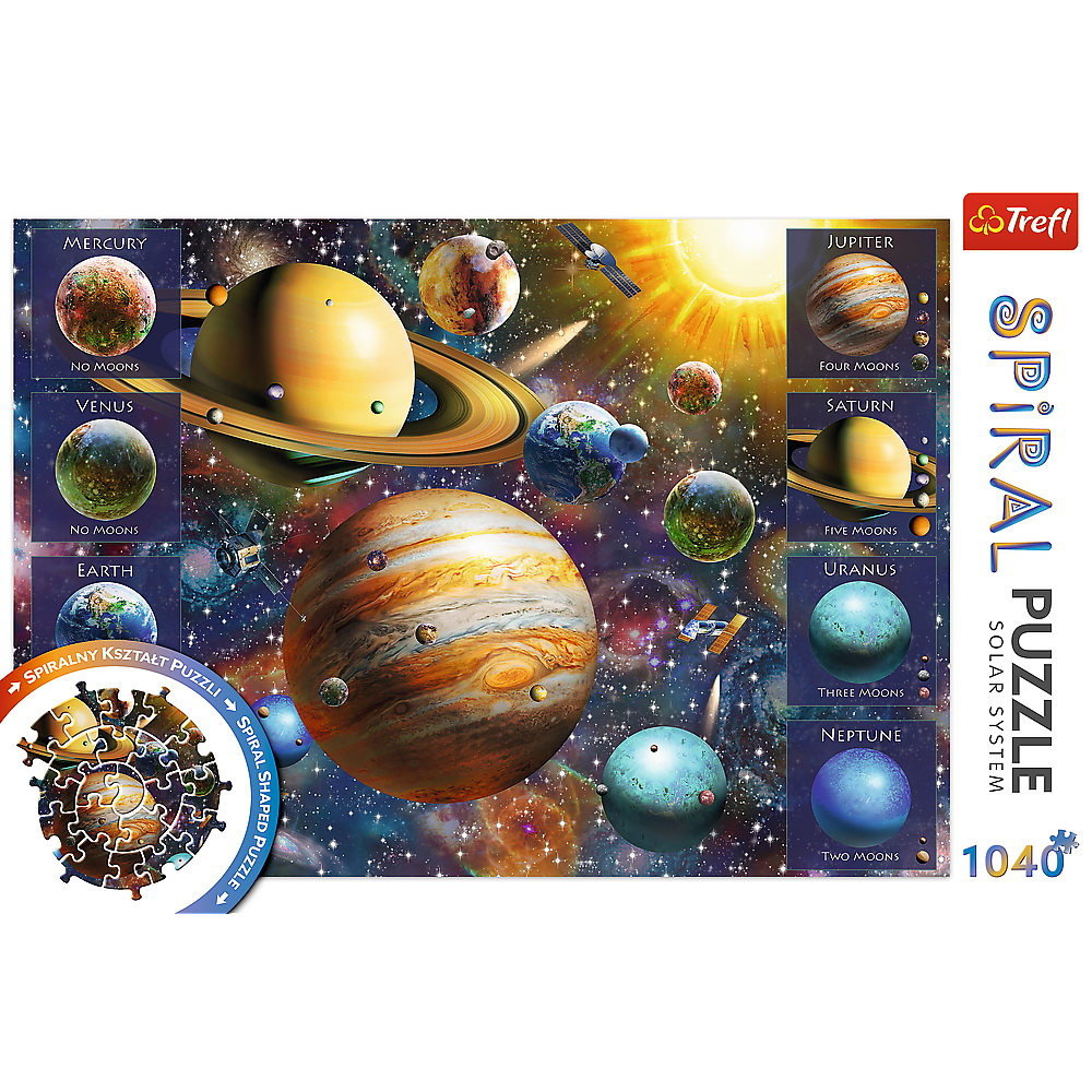 Puzzle trefl spiral 1040 piese sistemul solar [3]