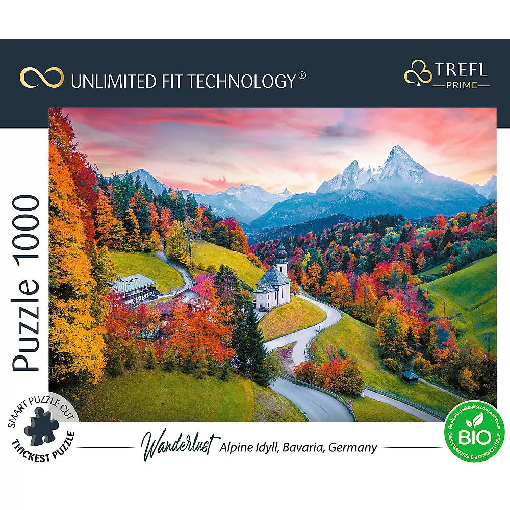 Puzzle trefl uft 1000 peisaj idilic alpi [3]