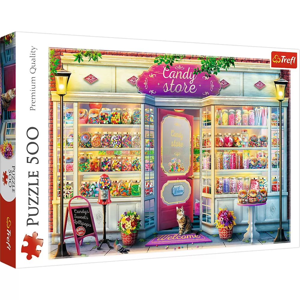 Puzzles 500 magazinul de bomboane [1]