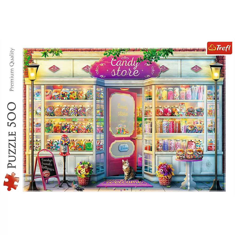 Puzzles 500 magazinul de bomboane [3]