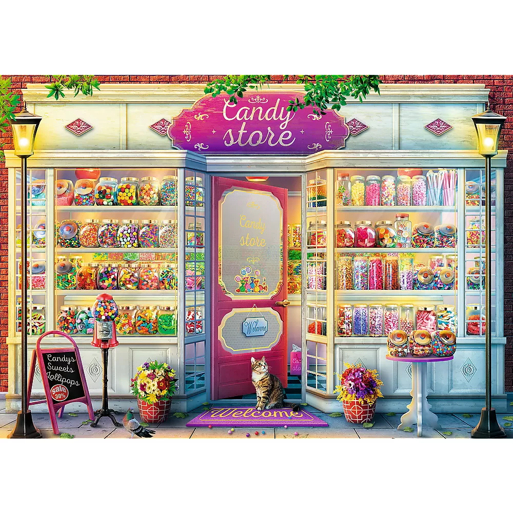 Puzzles 500 magazinul de bomboane [2]