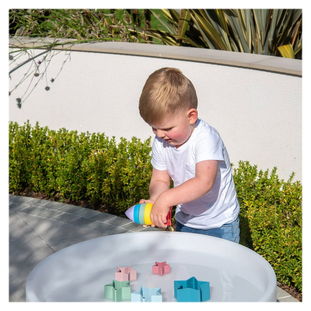 Racheta de stivuit din silicon, SiliSoft, copii varsta 0-3 ani [4]