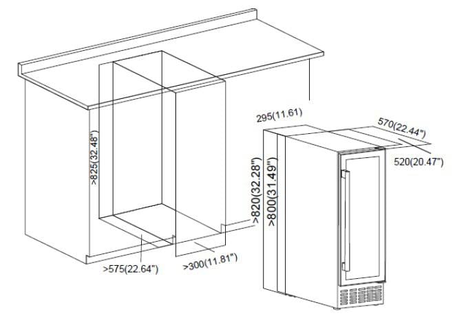 Racitor de vinuri heinner hrv-abi56drl20 [2]