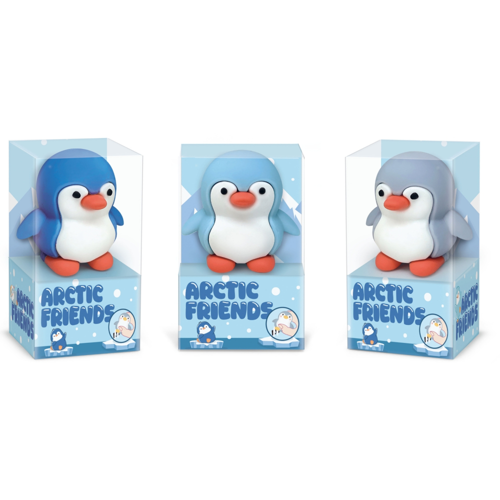 Radiera 3D Arctic Friends, 3 culori  varsta 3 ani+,6 ani+,8 ani+ [2]