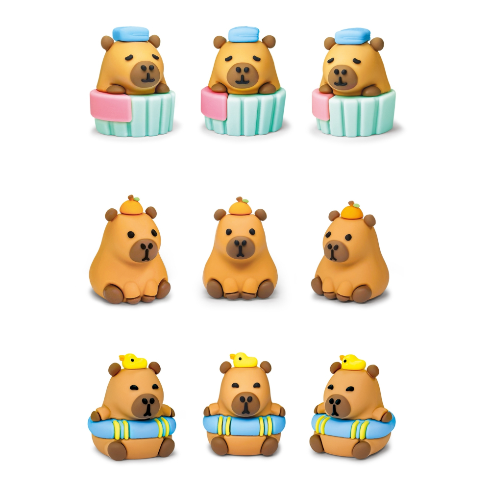 Radiera BeCappy Capibara – tridimensionala, 3 modele asortate , pret/1 buc [2]