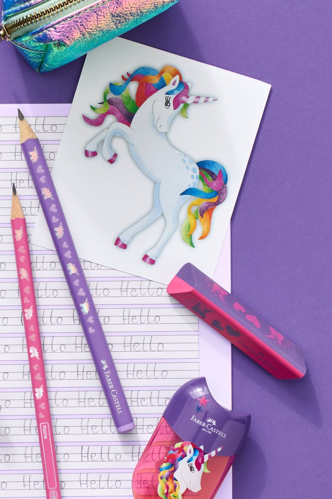 Radieră creion dust free unicorni Faber-Castell [3]