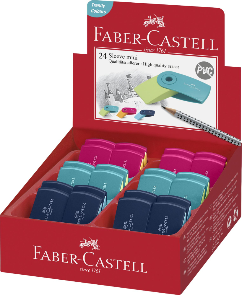 Radiera creion sleeve mini trend 2019 faber-castell [4]