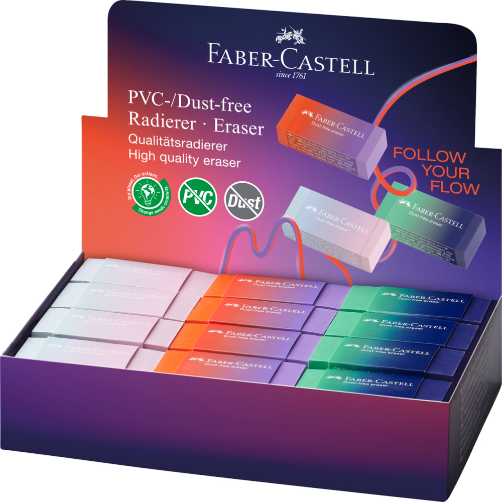 Radiera dust free pvc free flow faber-castell [4]