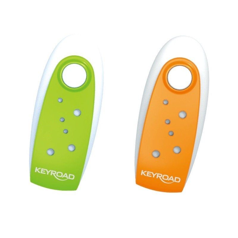 Radiera Keyroad FunPod KR971071, ovala, 56x22x13mm, diverse culori, rotativa, protectie plastic [2]
