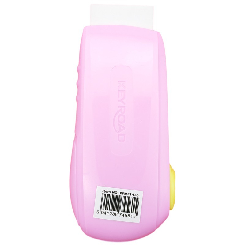 Radiera Keyroad Pushable KR972416, dreptunghi, diverse culori pastel, protectie din plastic [7]