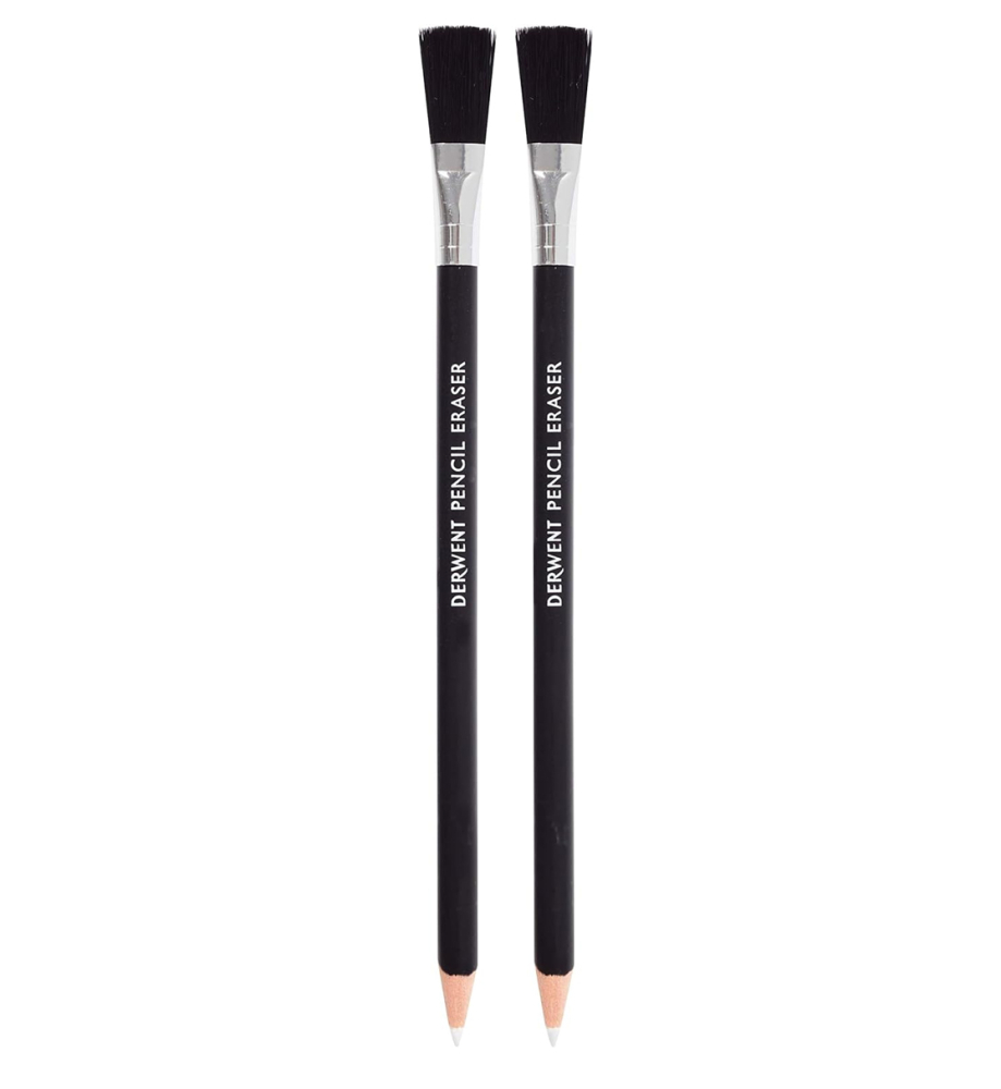 Radiera tip creion pensula inclusa 2/set professional derwent [3]