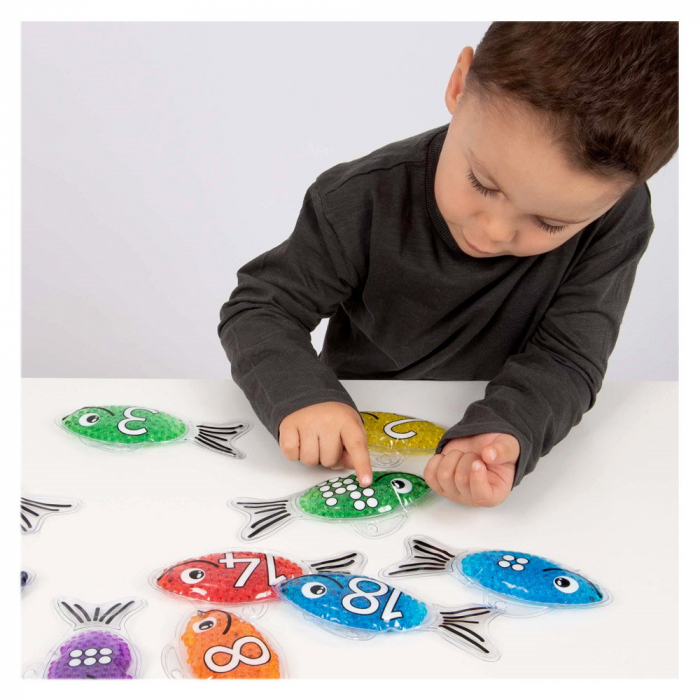 Rainbow Fish, set pestisori tactili cu gel, TickiT [2]