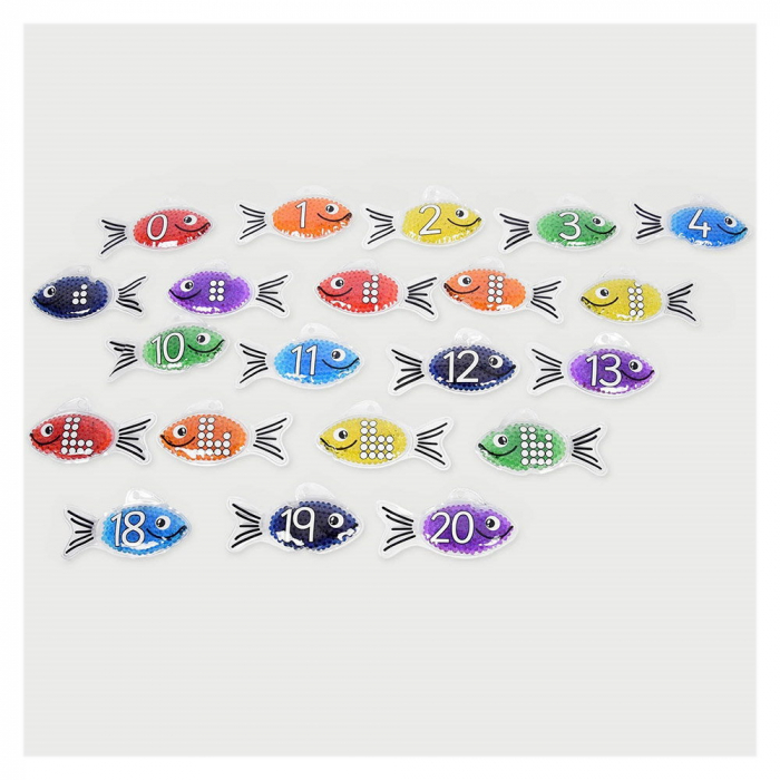 Rainbow Fish, set pestisori tactili cu gel, TickiT [6]