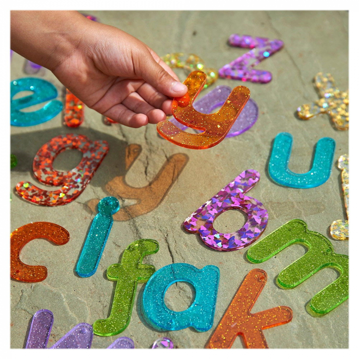 Rainbow Glitter, set litere cu sclipici, TickiT, 3-7 ani [3]