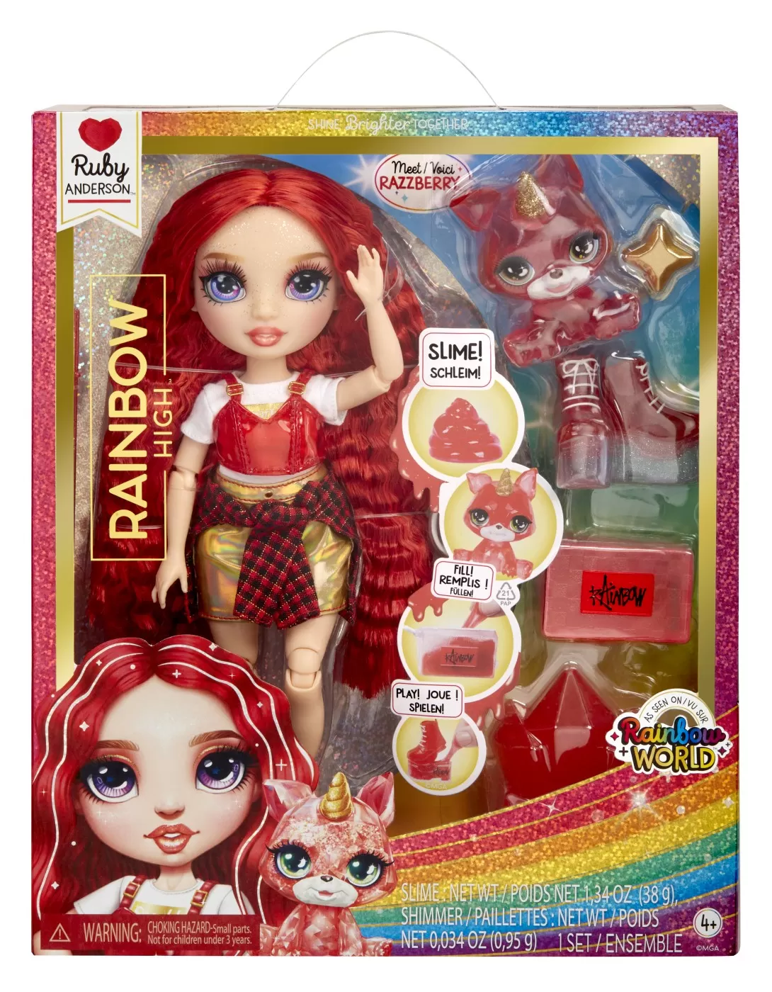 Rainbow high papusa ruby anderson, varsta de la 4 ani la 10 ani [1]